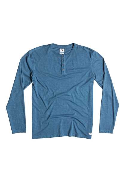 Quikargento Harp River - Blu Uomo Estate T-Shirts (I5223)